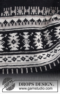 Southwest / DROPS 165-20 - Gebreide DROPS poncho met grafisch patroon, franjes en col in boordsteek, wordt van boven naar beneden gebreid van ”Nepal”. Maat: S - XXXL.
