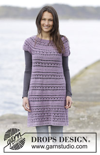Free patterns using DROPS Cotton Merino / DROPS 165-36