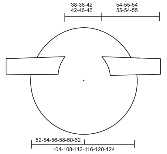 Diagram measurements for DROPS 165-40