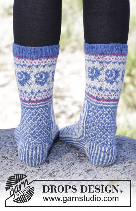Free knitting and crochet patterns / DROPS 165-7