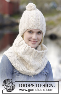 Free knitting and crochet patterns / DROPS 166-38
