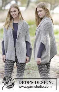 Free patterns using DROPS Alpaca Bouclé / DROPS 166-40