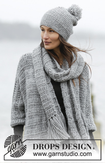Free knitting and crochet patterns / DROPS 166-7