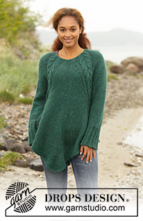 Ponchos con mangas / DROPS 171-1