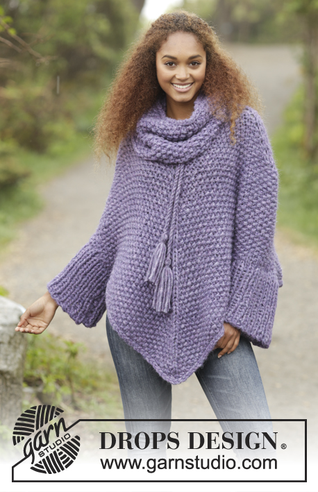 Lavender Grove DROPS 172-25 - knitting patterns by DROPS Design