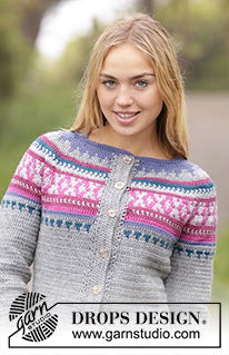 Free knitting and crochet patterns / DROPS 172-34