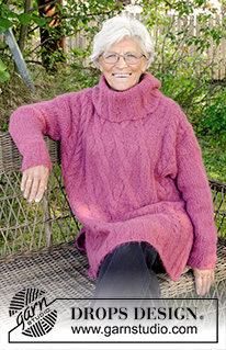 Free knitting and crochet patterns / DROPS 172-36