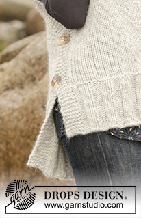 Winter is Coming / DROPS 173-47 - Stickad väst / slipover i 1 tråd DROPS Cloud, 1 tråd Wish eller 2 trådar DROPS Air med sprund i sidorna och rund hals. Stl S – XXXL.