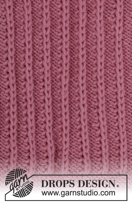 Marion / DROPS 175-19 - Knitted jumper with false fisherman’s rib variation in DROPS Merino Extra Fine. Sizes S - XXXL.