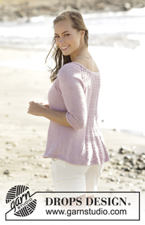 Roseanne / DROPS 176-3 - Fitted jacket knitted with raglan and cables, worked top down in DROPS Paris. Size S-XXXL.