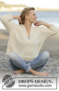 Free patterns using DROPS Alpaca Bouclé / DROPS 177-16