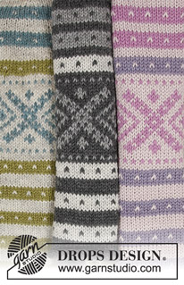 Free knitting and crochet patterns / DROPS 180-23