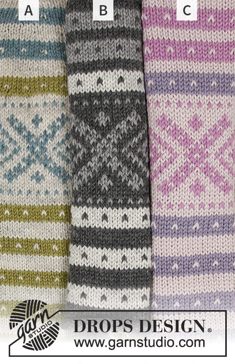 Free knitting and crochet patterns / DROPS 180-23