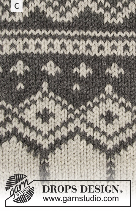 Perles du Nord Socks / DROPS 180-3 - Knitted knee socks with multi-coloured Norwegian pattern. Sizes 35 - 43.
The pieces are worked in DROPS Flora.