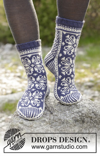 Halblange Socken / DROPS 181-12