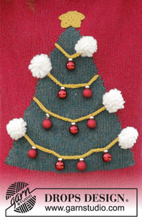 How To Be A Christmas Tree / DROPS 183-8 - Stickad jultröja med julgran, virkad stjärna och garnbollar. Storlek S - XXXL. Tröjan är stickad i DROPS Alpaca och DROPS Brushed Alpaca Silk med garnbollar i DROPS Snow.
Arbetet är stickat i DROPS Alpaca och DROPS Brushed Alpaca Silk och garnbollar i DROPS Snow
