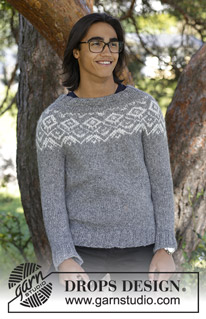 Free knitting and crochet patterns / DROPS 185-12