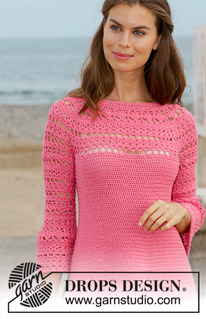 Free patterns using DROPS Cotton Merino / DROPS 186-2