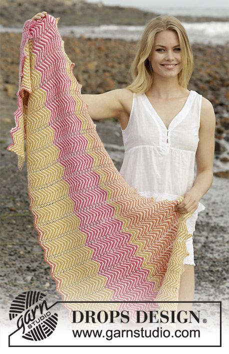 Free knitting and crochet patterns / DROPS 187-26