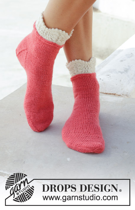 Halblange Socken / DROPS 189-27