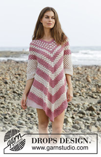 Ponchos con mangas / DROPS 190-9