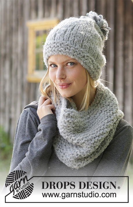 Free patterns using DROPS Alpaca Bouclé / DROPS 192-55