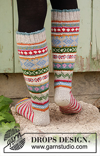 Free knitting and crochet patterns / DROPS 193-1