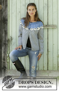 Sheep Happens! Cardigan / DROPS 194-1 - Cardigan lavorato ai ferri con sprone rotondo in DROPS Lima. Lavorato dall’alto in basso con motivo nordico con le pecore. Taglie: S - XXXL