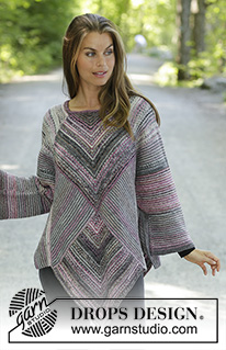 Ponchos con mangas / DROPS 194-27