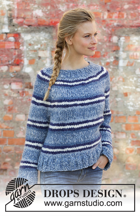 Denim Crush / DROPS 194-3 - Free knitting patterns by DROPS Design