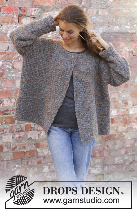 Free patterns using DROPS Alpaca Bouclé / DROPS 197-36
