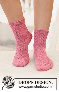 Halblange Socken / DROPS 198-10