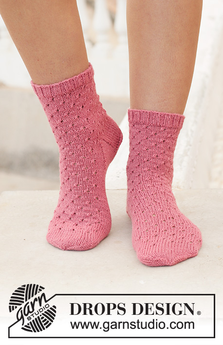 Halblange Socken / DROPS 198-10