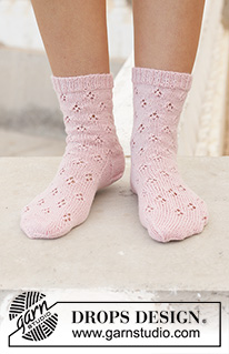 Halblange Socken / DROPS 198-18