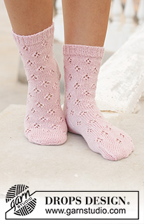 Halblange Socken / DROPS 198-18