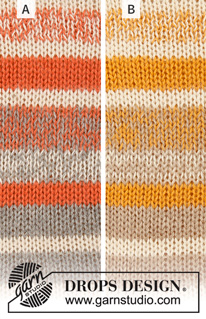 Water Lines / DROPS 199-5 - Gebreide trui met strepen in DROPS Alpaca. Maten S - XXXL.