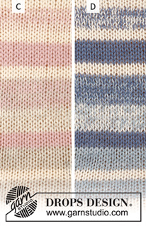 Water Lines / DROPS 199-5 - Gebreide trui met strepen in DROPS Alpaca. Maten S - XXXL.