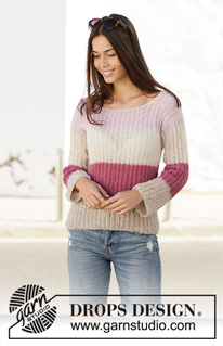 Free knitting and crochet patterns / DROPS 202-34