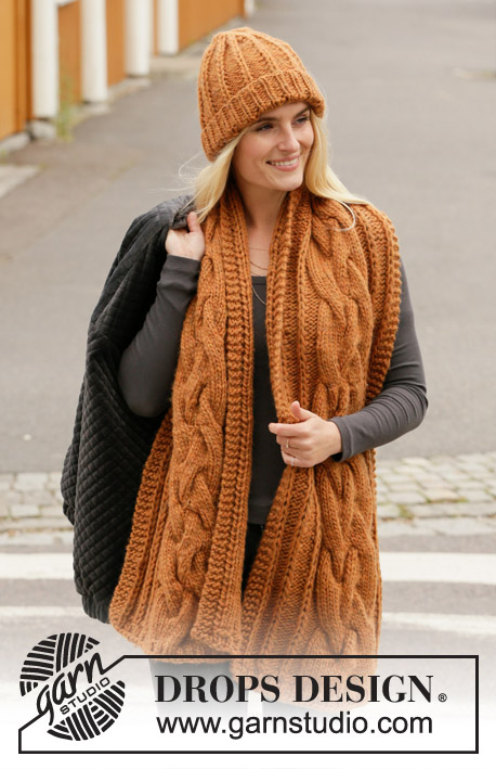 Autumn Twist Drops 4 10 Kostenlose Strickanleitungen Von Drops Design