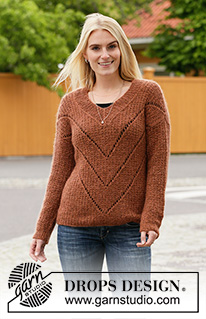 Free knitting and crochet patterns / DROPS 205-51