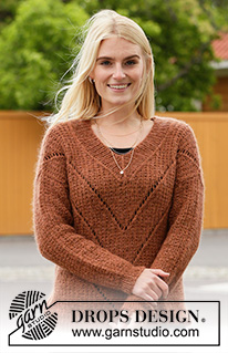 Free knitting and crochet patterns / DROPS 205-51