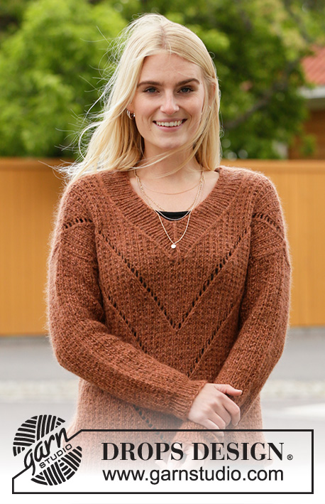 Free knitting and crochet patterns / DROPS 205-51