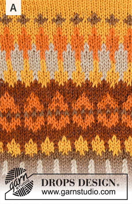 Heim / DROPS 207-1 - Stickad tröja i DROPS Alpaca. Arbetet stickas uppifrån och ner med runt ok och nordiskt mönster på oket. Storlek S - XXXL.
Stickad mössa med nordiskt mönster i DROPS Alpaca.
