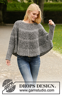 Free patterns using DROPS Alpaca Bouclé / DROPS 207-18