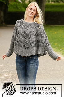 Free patterns using DROPS Alpaca Bouclé / DROPS 207-18