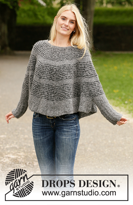 Free patterns using DROPS Alpaca Bouclé / DROPS 207-18