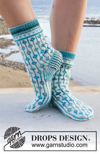 Halblange Socken / DROPS 209-21