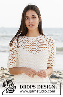 Free patterns using DROPS Cotton Merino / DROPS 211-7