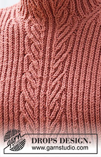 Celtic Poetry / DROPS 214-12 - Strikket pandebånd og hals i DROPS Merino Extra Fine. Arbejdet strikkes med helpatent.
