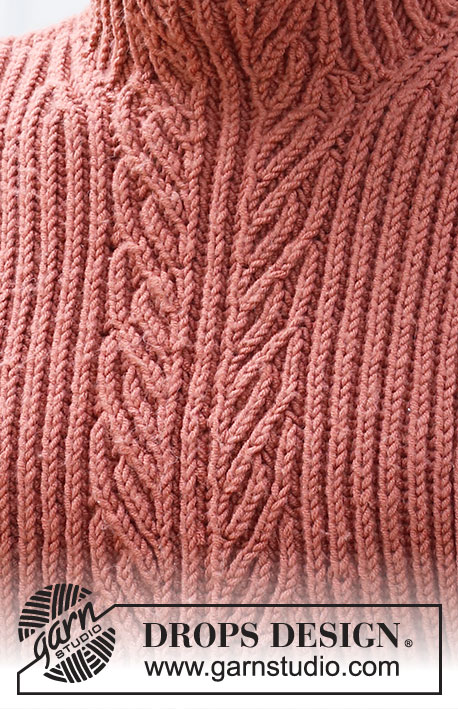 Celtic Poetry / DROPS 214-12 - Strikket pandebånd og hals i DROPS Merino Extra Fine. Arbejdet strikkes med helpatent.